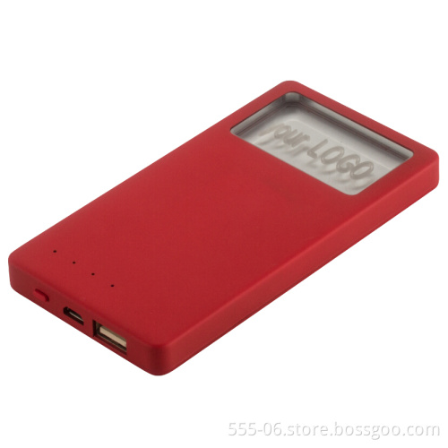 2017 new product 4200mah power bank with engraved logo